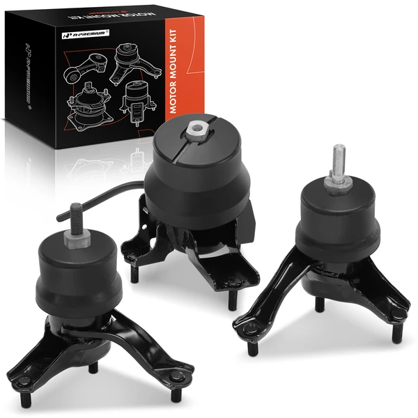 3 Pcs Engine Motor & Automatic Transmission Mount for 2010-2012 Lexus RX350