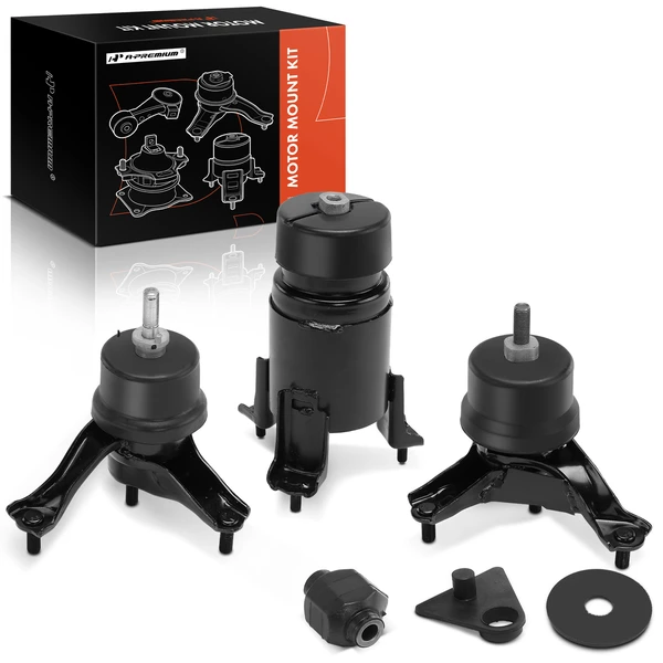 2006-2010 Toyota Highlander 4-Pc Engine Mount and Transmission Mount Kit Front & Rear & Left & Right A-Premium APEM1454
