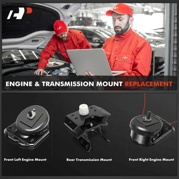 3-Pc Engine Mount + Transmission Mount, A-Premium APEM1459