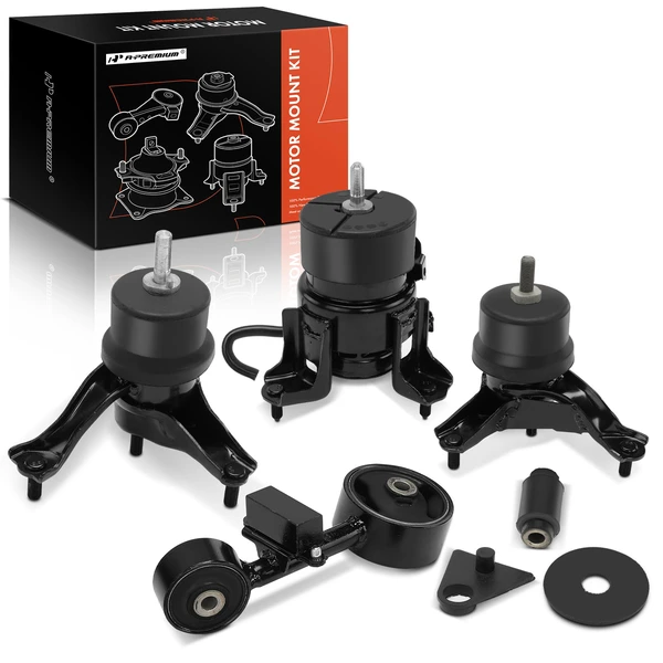 2004 Toyota Highlander 5-Pc Engine Mount and Transmission Mount Kit Front & Rear A-Premium APEM1461