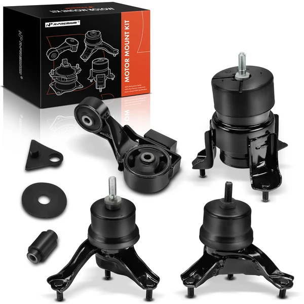 5-Pc Engine Mount and Transmission Mount Kit Front & Rear & Left & Right A-Premium APEM1465