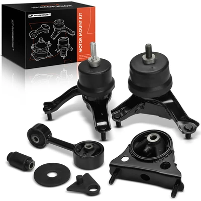 5 Pcs Engine Motor & Torque Strut & Automatic Transmission Mount