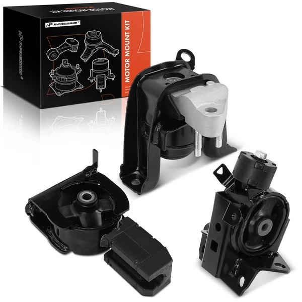 3 Pcs Engine Motor & Automatic Transmission Mount for 2003-2008 Toyota Corolla