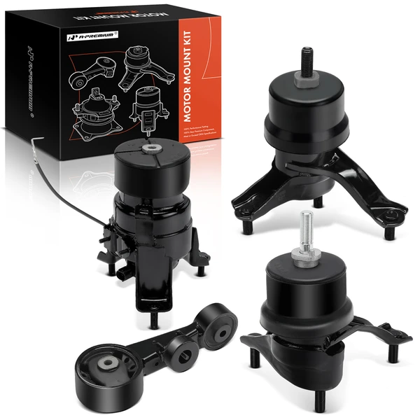 4-Pc Engine + Torque Strut + Transmission Mount A-Premium APEM1481