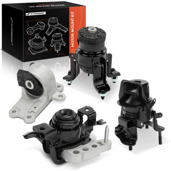 4-Pc Engine Mount and Transmission Mount Kit Front & Rear A-Premium APEM1482