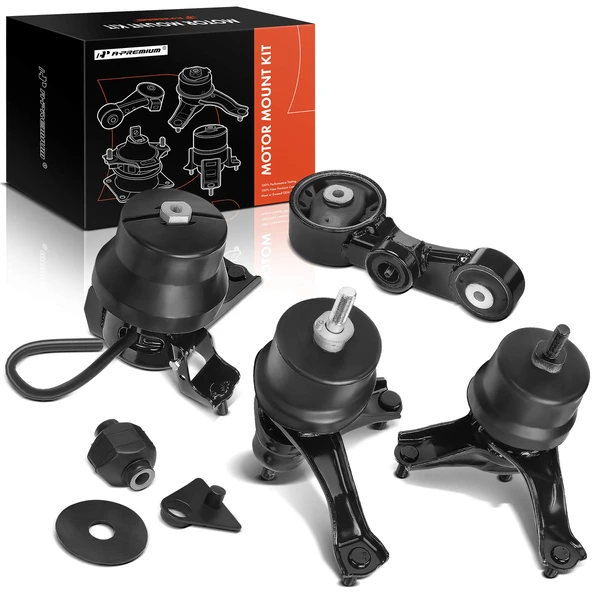 5-Pc Engine Motor + Engine Torque Strut Mount + Automatic Transmission Mount A-Premium APEM1483