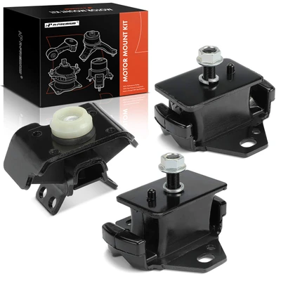 3 Pcs Engine Motor & Transmission Mount