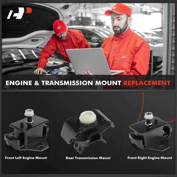 3-Pc Motor Mount + Transmission Mount, A-Premium APEM1515