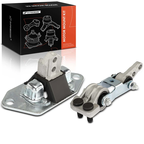 2-Pc Engine Mount + Torque Strut Mount, Front Right & Lower, A-Premium APEM929