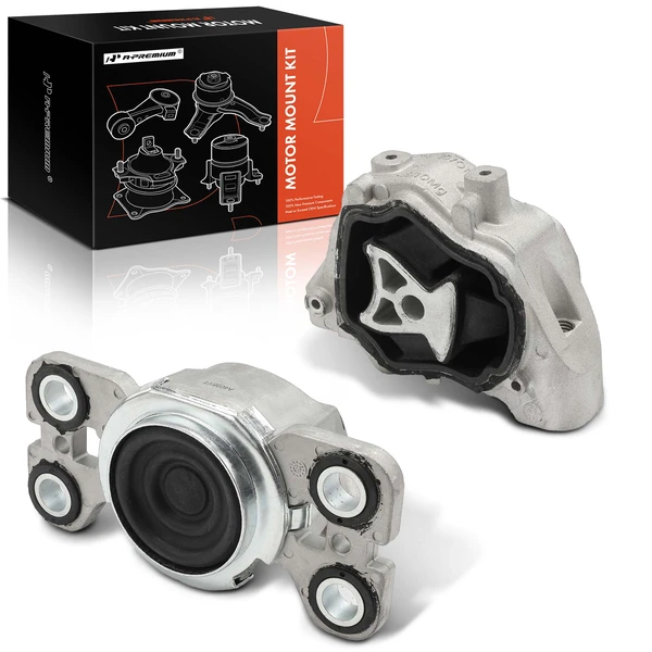 2-Pc Engine Mount, Front Left & Rear, A-Premium APEM931