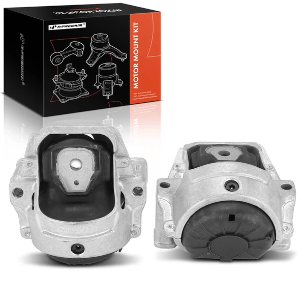 2-Pc Motor Mount, Front Left & Right, A-Premium APEM936