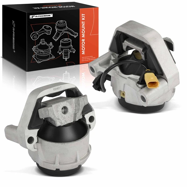 2 Pcs Engine Mount & Transmission Mount for 2012-2018 Audi A6