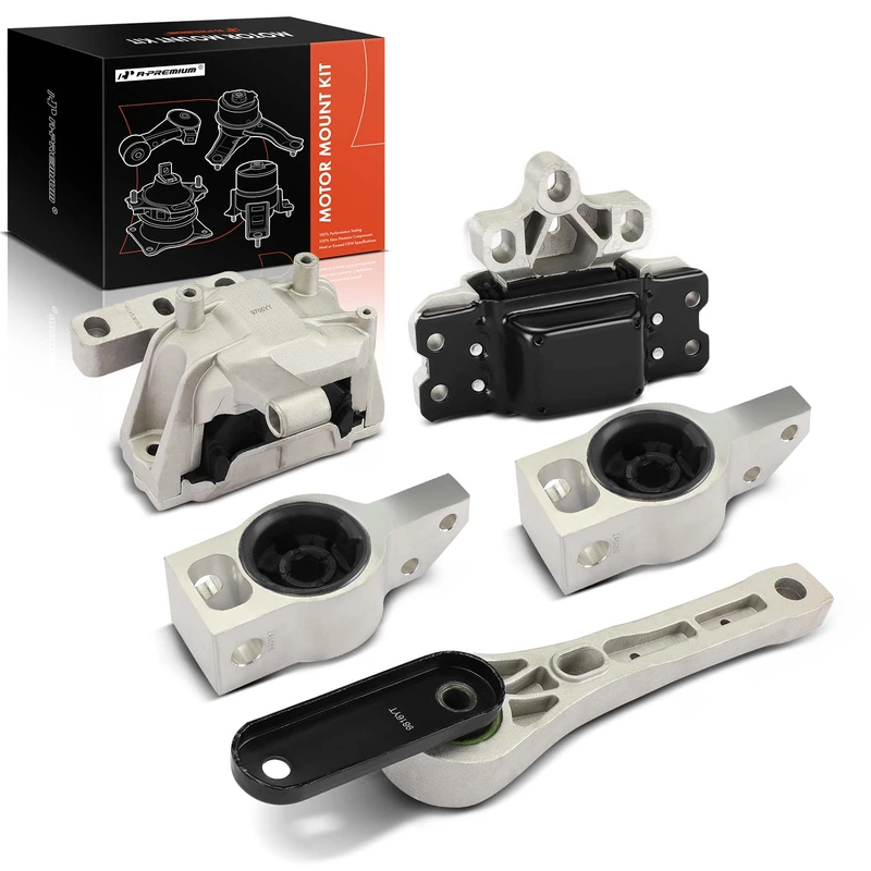 5-Pc Motor Mount + Transmission Mount + Torque Strut Mount, Left & Right, A-Premium APEM945