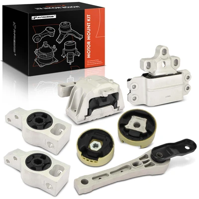 7 Pcs Engine Motor & Transmission & Mount