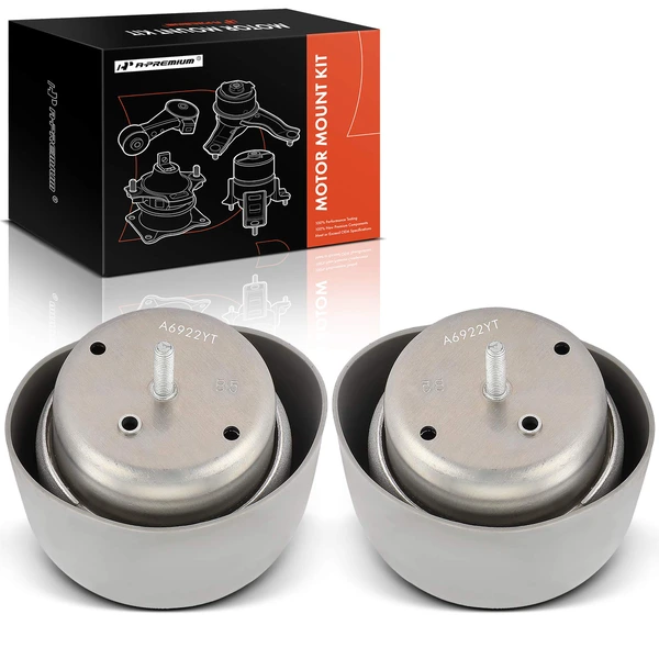 2 Pcs Front Engine Mount for 1998-2004 Audi A6