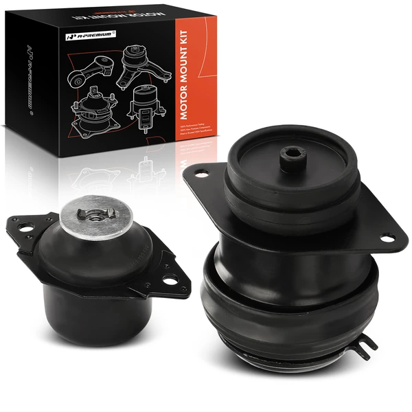 1992-1995 Volkswagen Corrado 2-Pc Engine Mount and Transmission Mount Kit Rear A-Premium APEM974