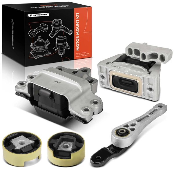 5 Pcs Motor Mount & Transmission Mount & Torque Strut Mount for 2006-2013 Audi A3