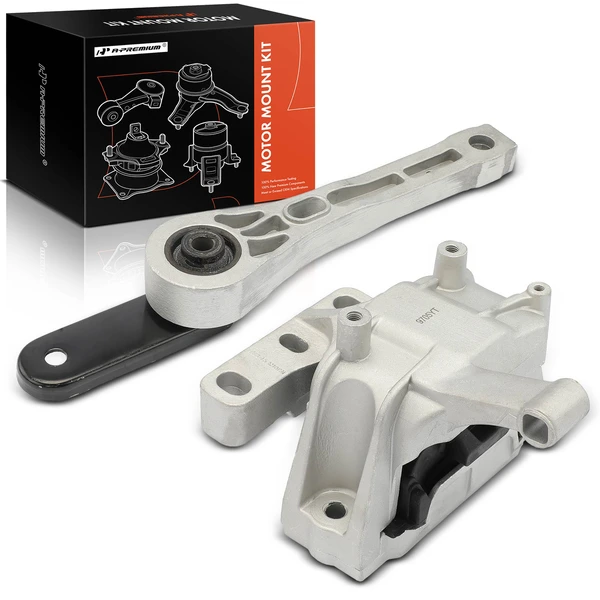 2-Pc Motor Mount, Front & Rear, A-Premium APEM1236