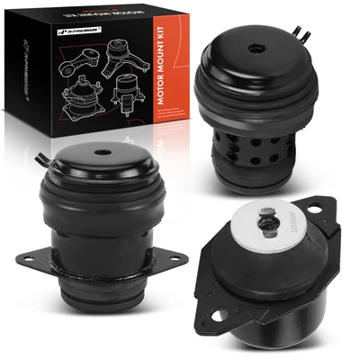 3 Pcs Engine Motor & Transmission Mount