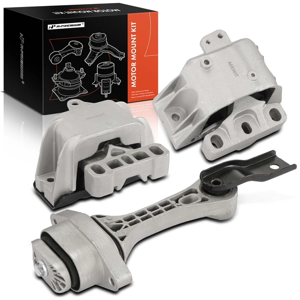 3-Pc Engine Mount and Transmission Mount Kit Front & Rear A-Premium APEM1243