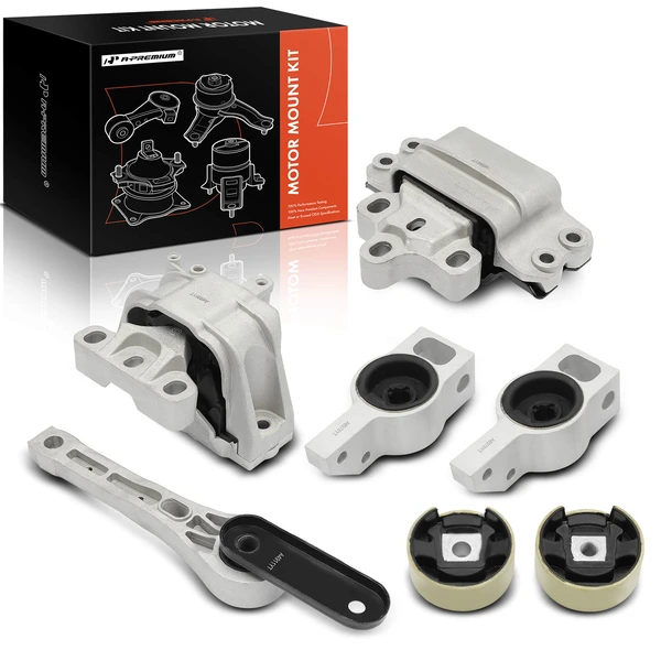 7-Pc Engine Mount and Transmission Mount Kit Front & Rear A-Premium APEM1244