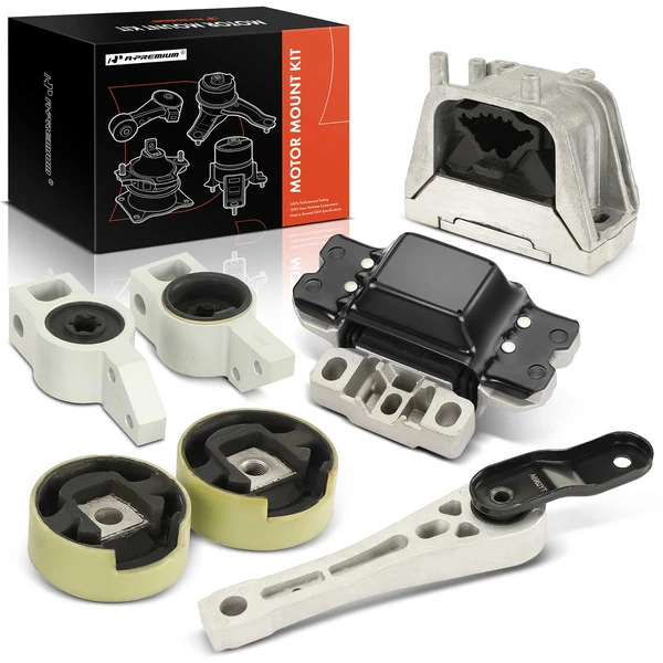7-Pc Engine Mount and Transmission Mount Kit Front & Rear A-Premium APEM1247