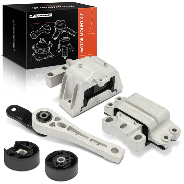 5-Pc Engine Mount and Transmission Mount Kit A-Premium APEM1490