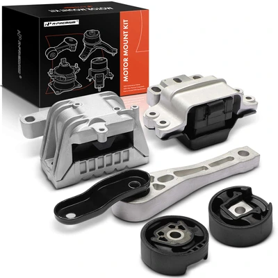 5 Pcs Engine Motor Mount & Transmission Mount & Torque Strut Mount
