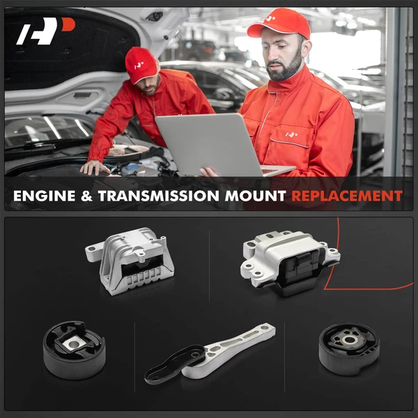 5-Pc Engine Mount A-Premium APEM2273PG