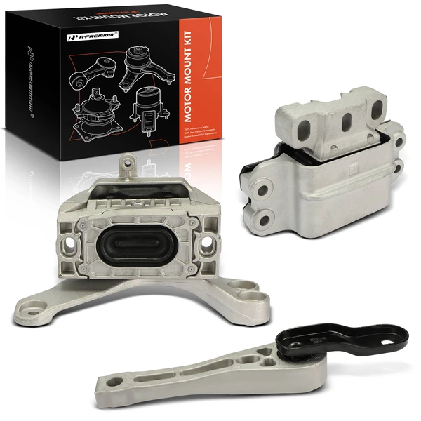 2012-2019 Volkswagen Passat 3-Pc Engine Mount and Transmission Mount Kit A-Premium APEM1498