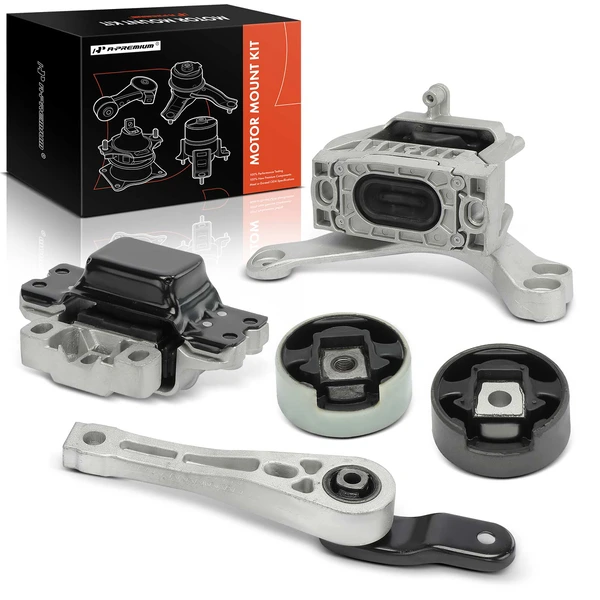 5-Pc Engine Mount and Transmission Mount Kit Left & Right & Rear A-Premium APEM1500