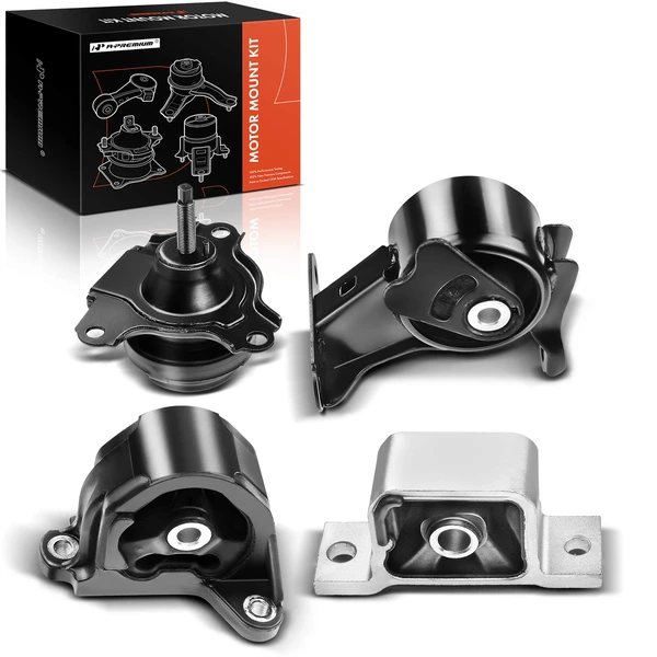 2002-2006 Acura RSX 4-Pc Engine Mount and Transmission Mount Kit Front & Rear A-Premium APEM036