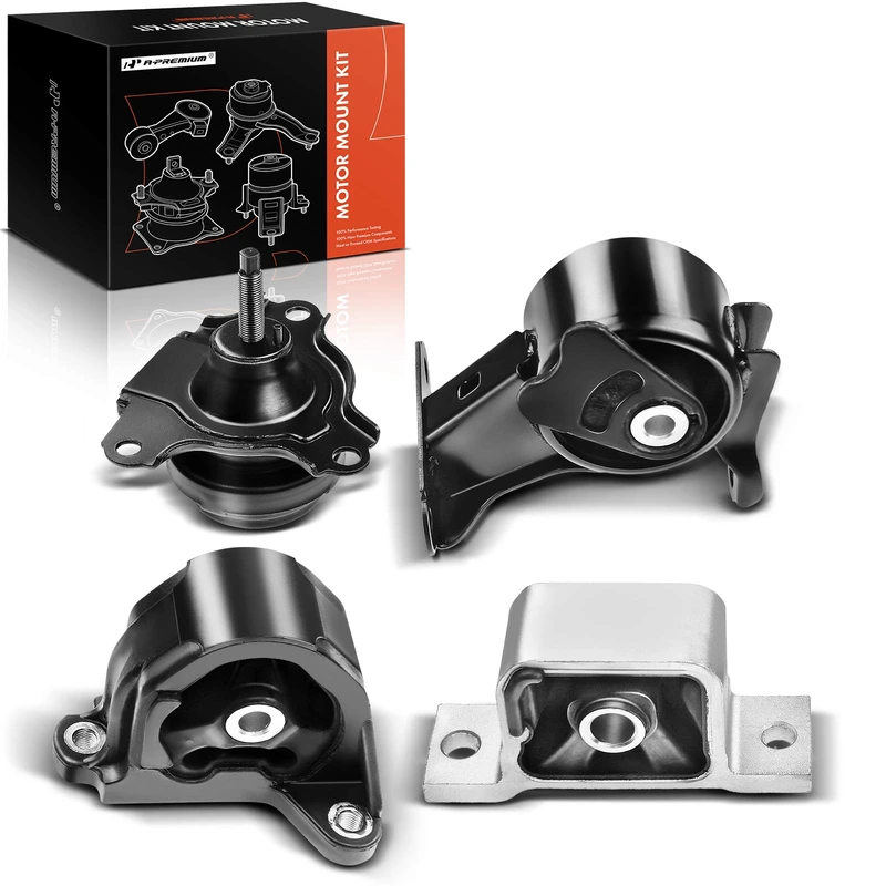 4-Pc Motor Mount + Transmission Mount, Front & Rear, A-Premium APEM036