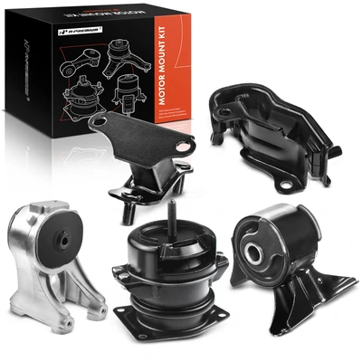 5pc Engine Mount and Transmission Mount Kit Front & Rear A-Premium APEM040