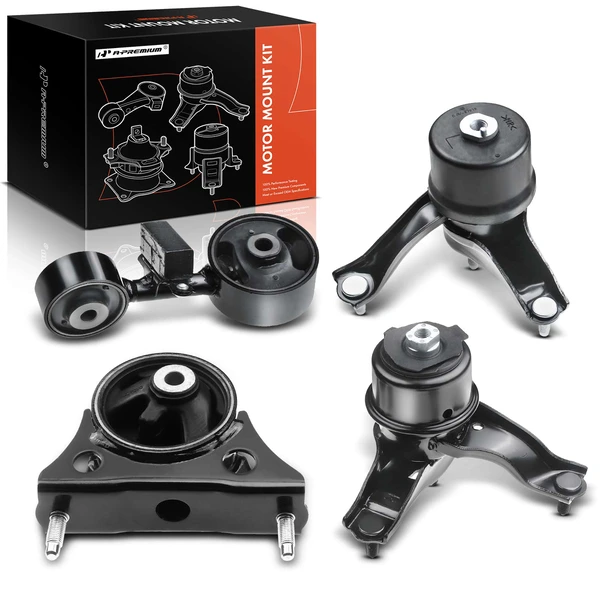 4-Pc Engine Mount and Transmission Mount Kit Front & Rear A-Premium APEM043