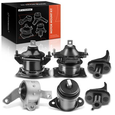 6 Pcs Engine Motor & Transmission Mount