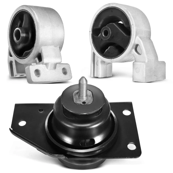 2006-2011 Kia Rio 3-Pc Motor Mount Front & Rear A-Premium APEM121