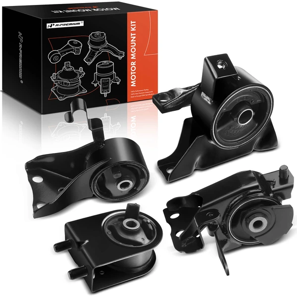 1999-2003 Mazda Protege 4-Pc Engine Mount and Transmission Mount Kit Front & Rear A-Premium APEM047