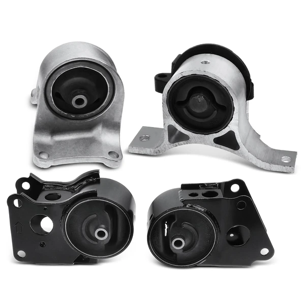 2002-2004 Nissan Altima 4-Pc Engine Mount and Transmission Mount Kit Front & Rear A-Premium APEM049