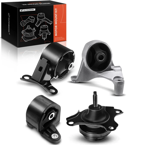2001-2005 Acura EL 4-Pc Engine Mount and Transmission Mount Kit Front & Rear A-Premium APEM058