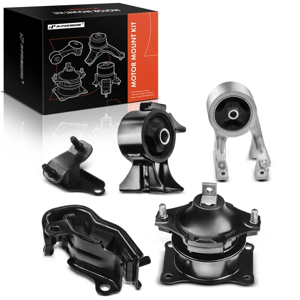 5-Pc Engine Mount and Transmission Mount Kit Front & Rear A-Premium APEM067