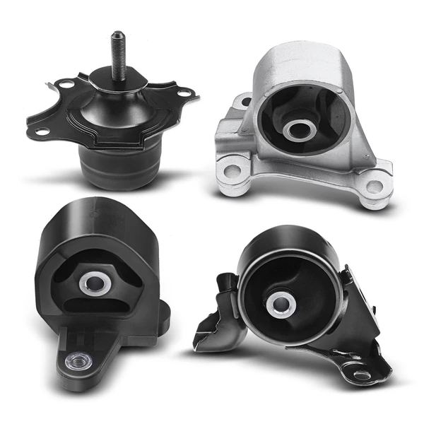 2001-2005 Honda Civic 4-Pc Engine Mount and Transmission Mount Kit Front & Rear A-Premium APEM069