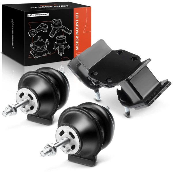 3-Pc Motor Mount + Transsmission Mount, Front, A-Premium APEM071