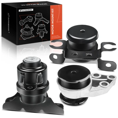 3 Pcs Engine Motor & Transmission Mount