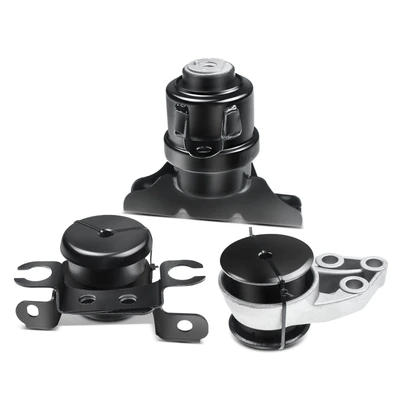 3 Pcs Engine Motor & Transmission Mount