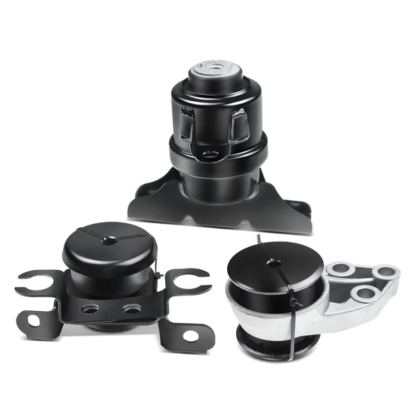 2001-2004 Mazda Tribute 3-Pc Engine Mount and Transmission Mount Kit Front A-Premium APEM076