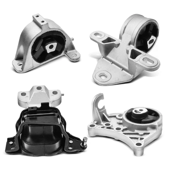 2001-2007 Dodge Grand Caravan 4-Pc Engine Mount and Transmission Mount Kit Front & Rear A-Premium APEM077