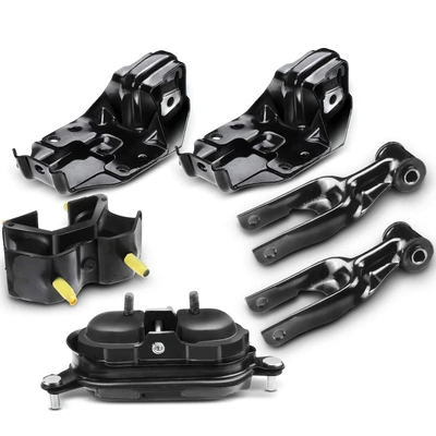 6 Pcs Engine Motor & Transmission Mount