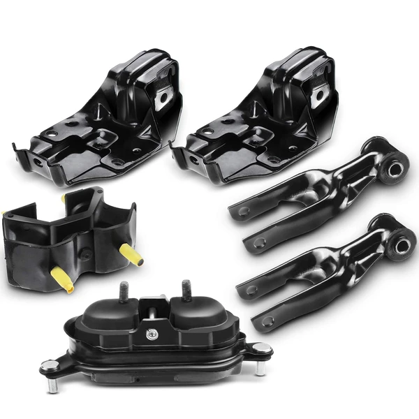 2000-2005 Chevrolet Impala 6-Pc Engine Mount and Transmission Mount Kit Front A-Premium APEM010