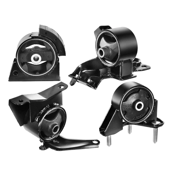 1993-1997 Toyota Corolla 4-Pc Engine Mount and Transmission Mount Kit Front & Rear A-Premium APEM017